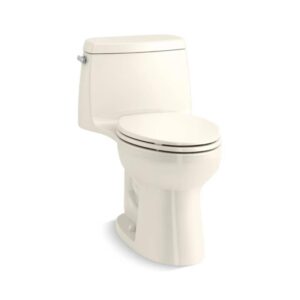 Biscuit 1-piece Elongated Toilet