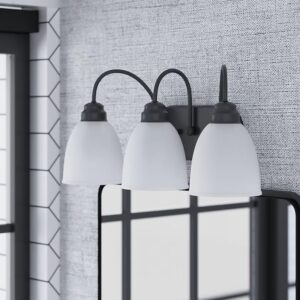 3-Light Oil-Rubbed Bronze Vanity Light