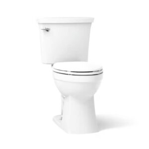 White Elongated 1.28 GPF Toilet
